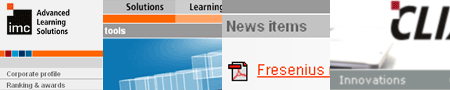 imc-AG Webseite