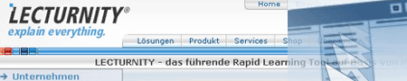 Lecturnity Webseite